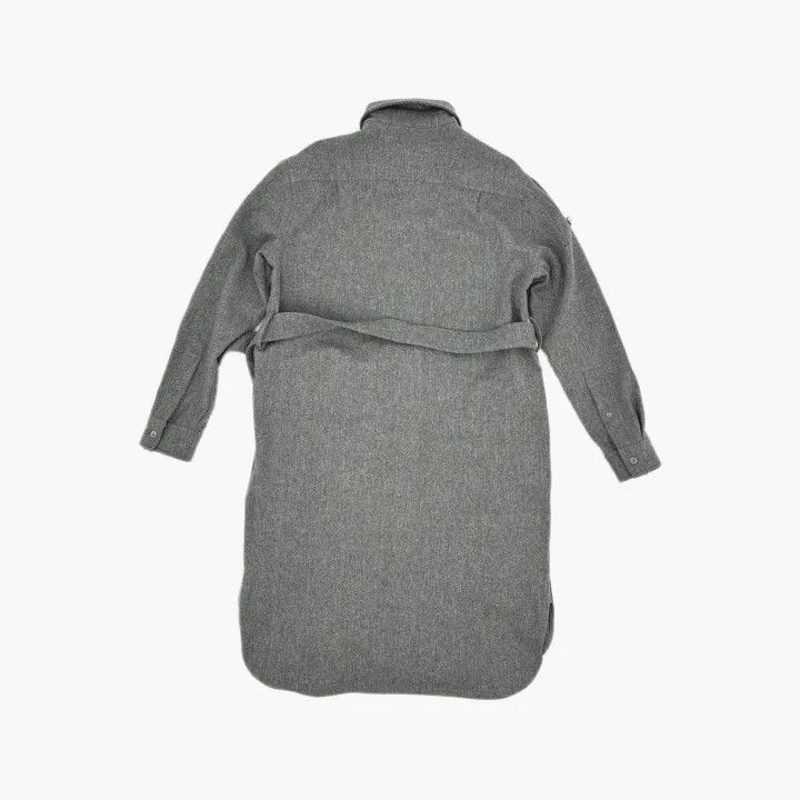 Burberry Burberry Gray Long Sleeve Shirt Dress 0079 Size S / US 4 / IT 40 - 3 Thumbnail