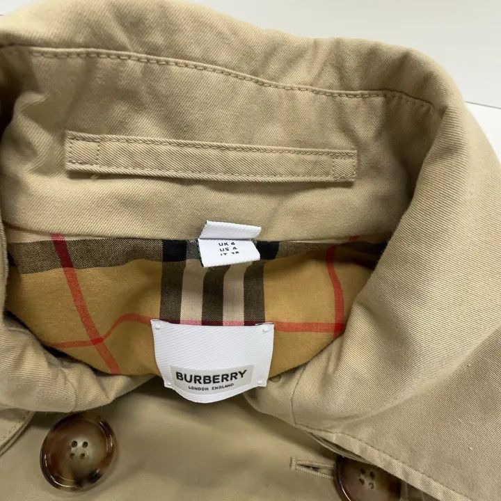 Burberry Burberry Double-Breasted Mid-Length Trench Coat 0079 Size S / US 4 / IT 40 - 4 Thumbnail