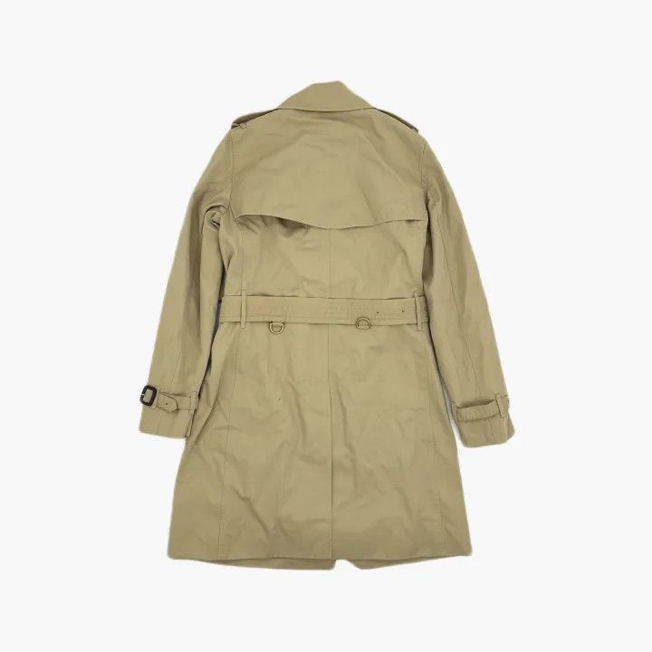 Burberry Burberry Double-Breasted Mid-Length Trench Coat 0079 Size S / US 4 / IT 40 - 3 Thumbnail