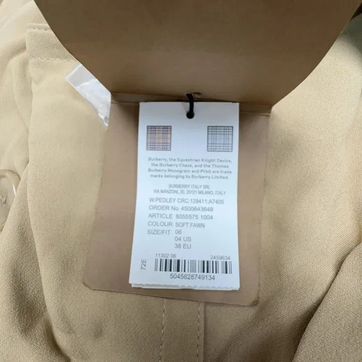 Burberry Burberry SS22 Double-Breasted Trench Coat 0079 Size S / US 4 / IT 40 - 5 Thumbnail