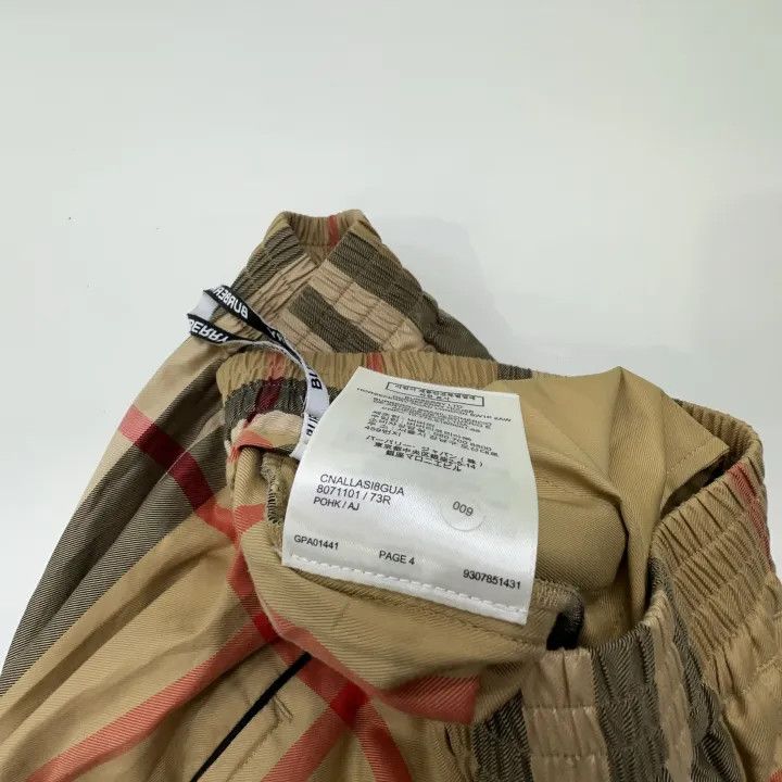Burberry Burberry Check Pattern High-Waist Casual Trousers 0079 Size 23" - 5 Thumbnail