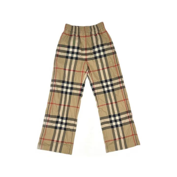 Burberry Burberry Check Pattern High-Waist Casual Trousers 0079 Size 23" - 2 Thumbnail