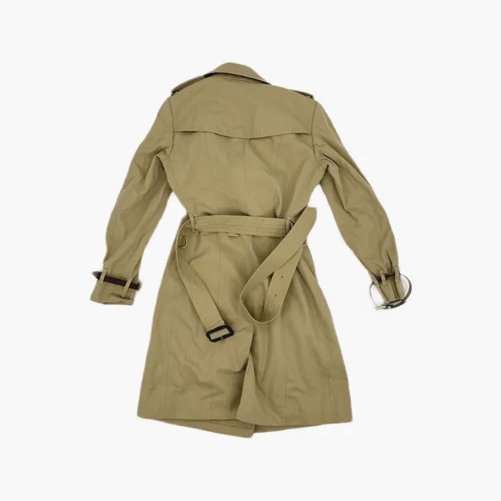 Burberry Burberry Beige Double-Breasted Trench Coat for Women 0079 Size S / US 4 / IT 40 - 3 Thumbnail