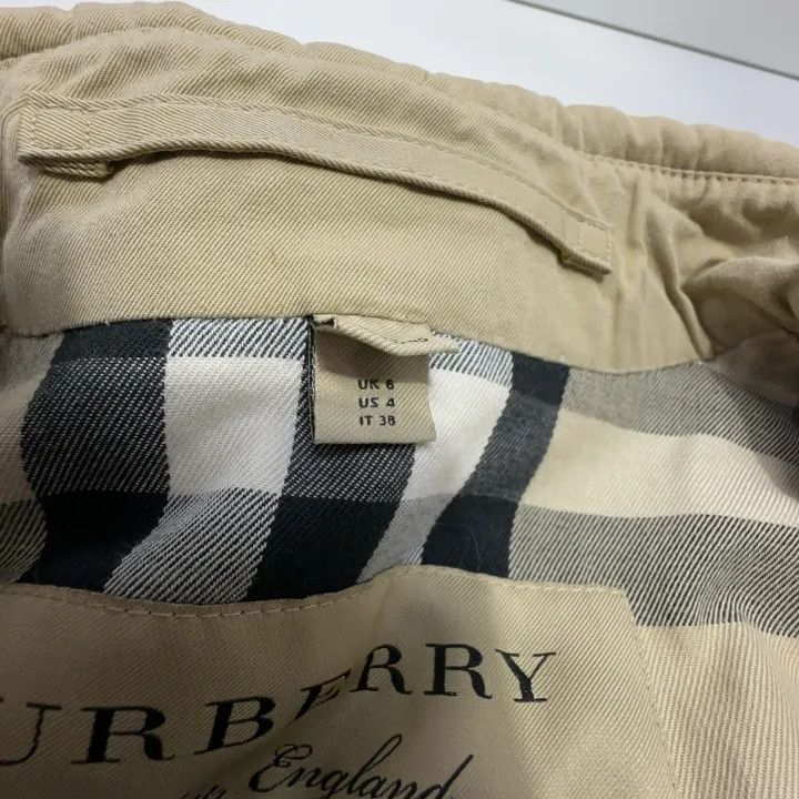 Burberry Burberry Beige Double-Breasted Trench Coat for Women 0079 Size S / US 4 / IT 40 - 5 Thumbnail