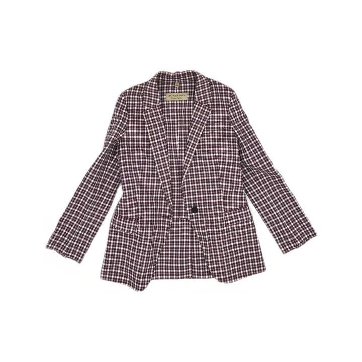 Burberry Burberry Brown Check Pattern Long Sleeve Jacket 0079 Size S / US 4 / IT 40 - 2 Thumbnail