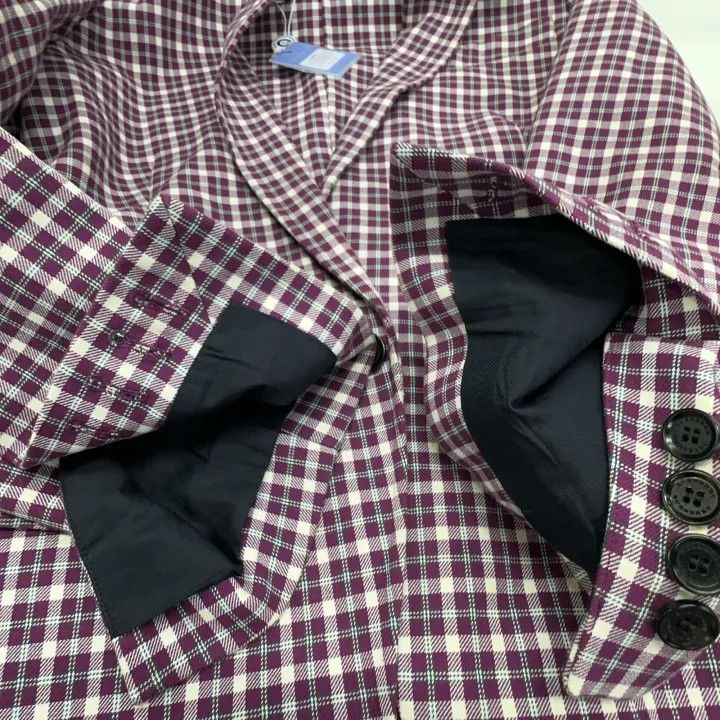 Burberry Burberry Brown Check Pattern Long Sleeve Jacket 0079 Size S / US 4 / IT 40 - 8 Thumbnail