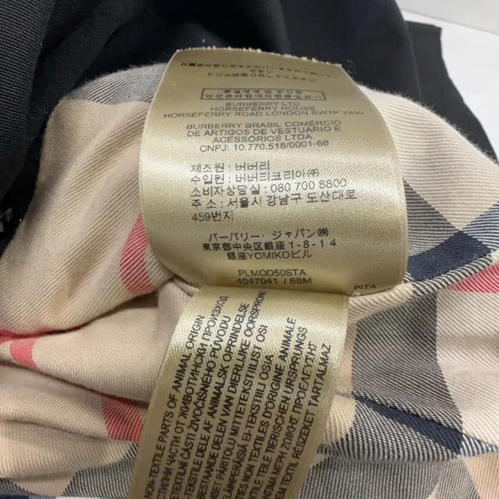 Burberry Burberry Black Double-Breasted Long Trench Coat 0079 Size S / US 4 / IT 40 - 4 Thumbnail