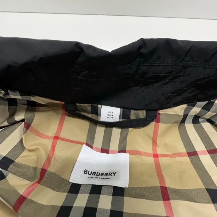 Burberry Burberry Black Logo Print Hooded Jacket 0079 Size S / US 4 / IT 40 - 5 Thumbnail