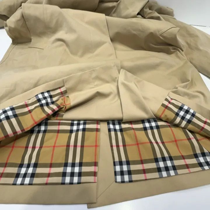 Burberry Burberry Casual Solid Color Single-Breasted Trench Coat 0079 Size S / US 4 / IT 40 - 7 Thumbnail