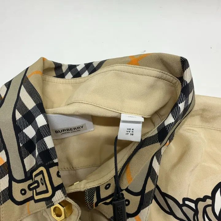 Burberry Burberry Casual Fashion Long Sleeve Shirt 0079 Size S / US 4 / IT 40 - 4 Thumbnail