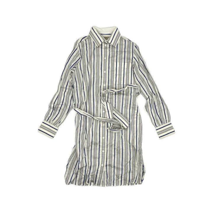 Burberry Burberry Striped Long Sleeve Dress for Women 0079 Size S / US 4 / IT 40 - 2 Thumbnail