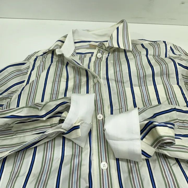 Burberry Burberry Striped Long Sleeve Dress for Women 0079 Size S / US 4 / IT 40 - 7 Thumbnail