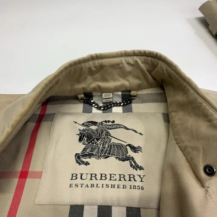 Burberry Burberry Beige Double Breasted Trench Coat 0079 Size S / US 4 / IT 40 - 4 Thumbnail