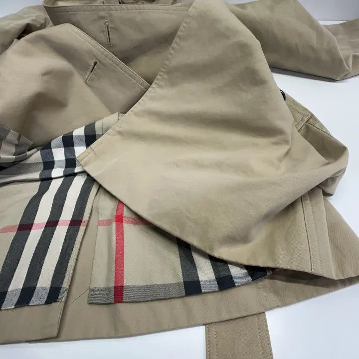 Burberry Burberry Beige Double Breasted Trench Coat 0079 Size S / US 4 / IT 40 - 14 Thumbnail