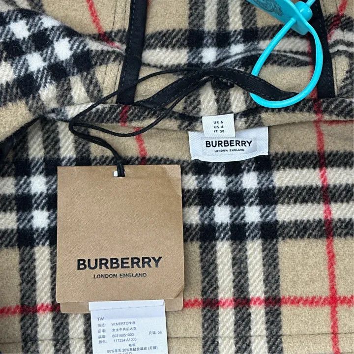 Burberry Burberry Black Wool Hooded Duffle Coat 0079 Size S / US 4 / IT 40 - 3 Thumbnail