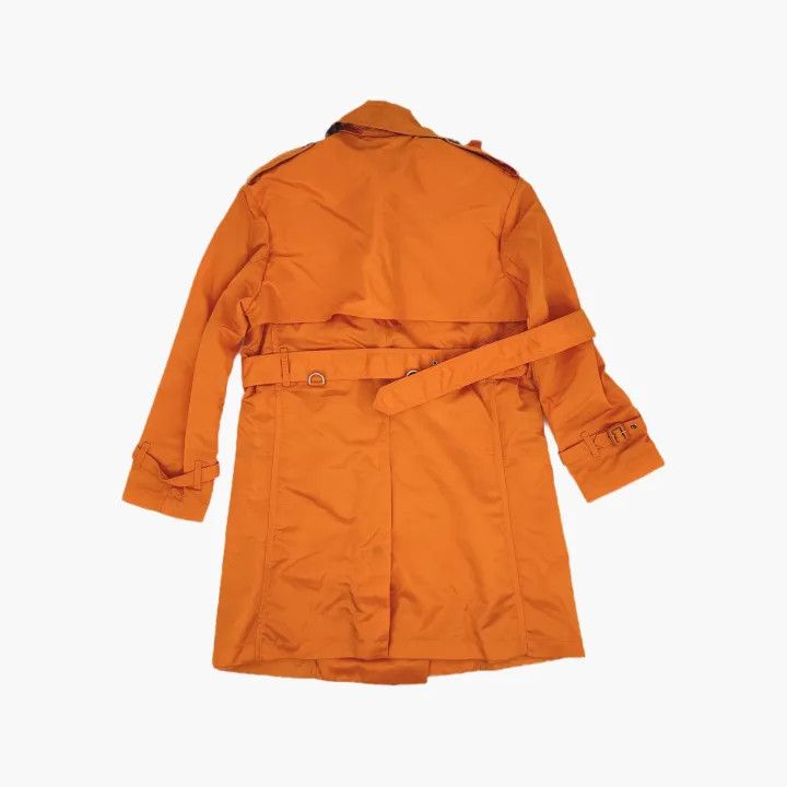 Burberry Burberry SS21 Orange Double-Breasted Trench Coat 0079 Size S / US 4 / IT 40 - 3 Thumbnail