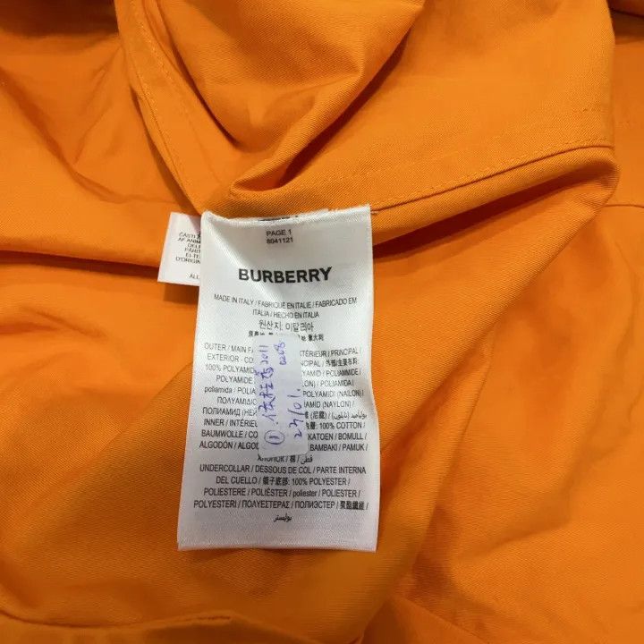 Burberry Burberry SS21 Orange Double-Breasted Trench Coat 0079 Size S / US 4 / IT 40 - 5 Thumbnail