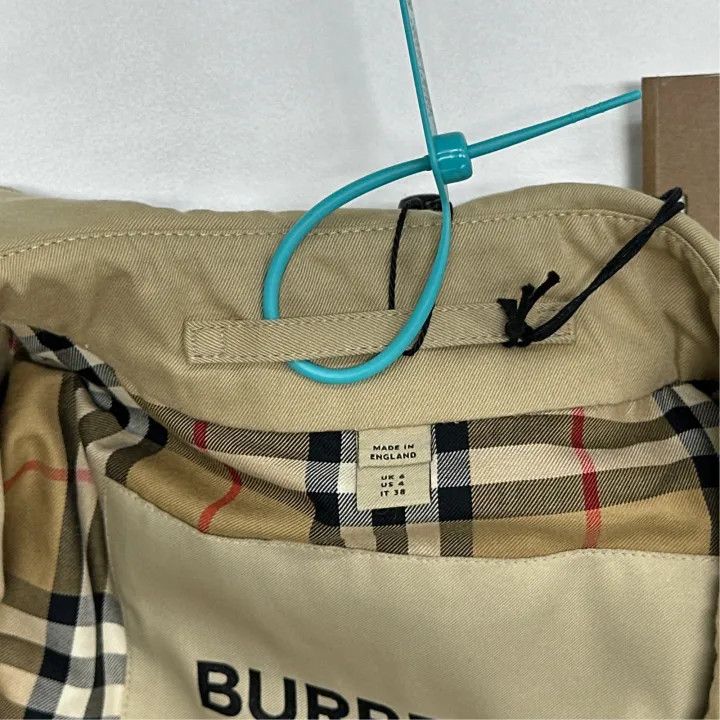 Burberry Burberry Honey Double-Breasted Trench Coat 0079 Size S / US 4 / IT 40 - 3 Thumbnail