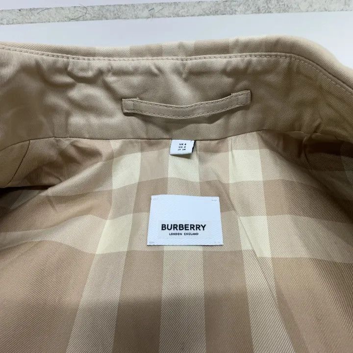 Burberry Burberry Belted Mid-Length Trench Coat for Women 0079 Size S / US 4 / IT 40 - 4 Thumbnail