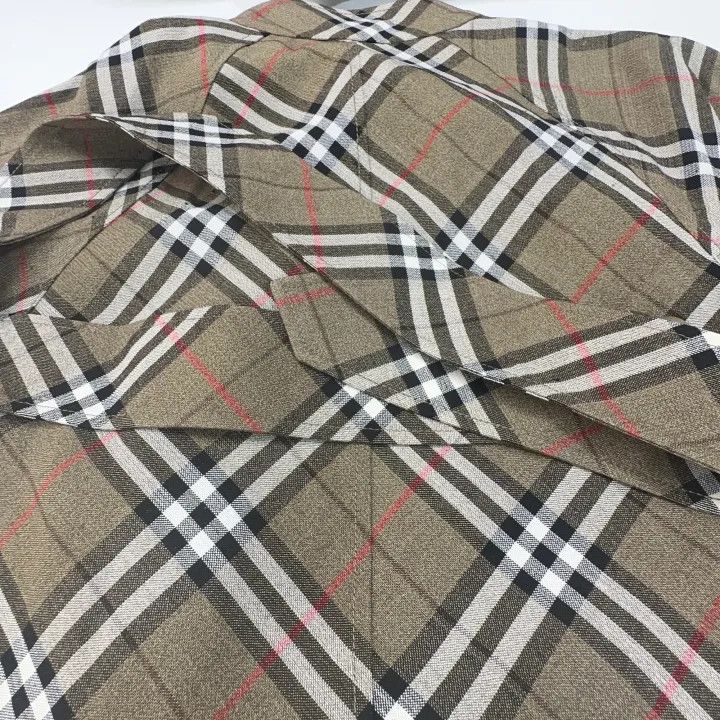 Burberry Burberry Double-Breasted Plaid Dress With Belt 0079 Size S / US 4 / IT 40 - 4 Thumbnail