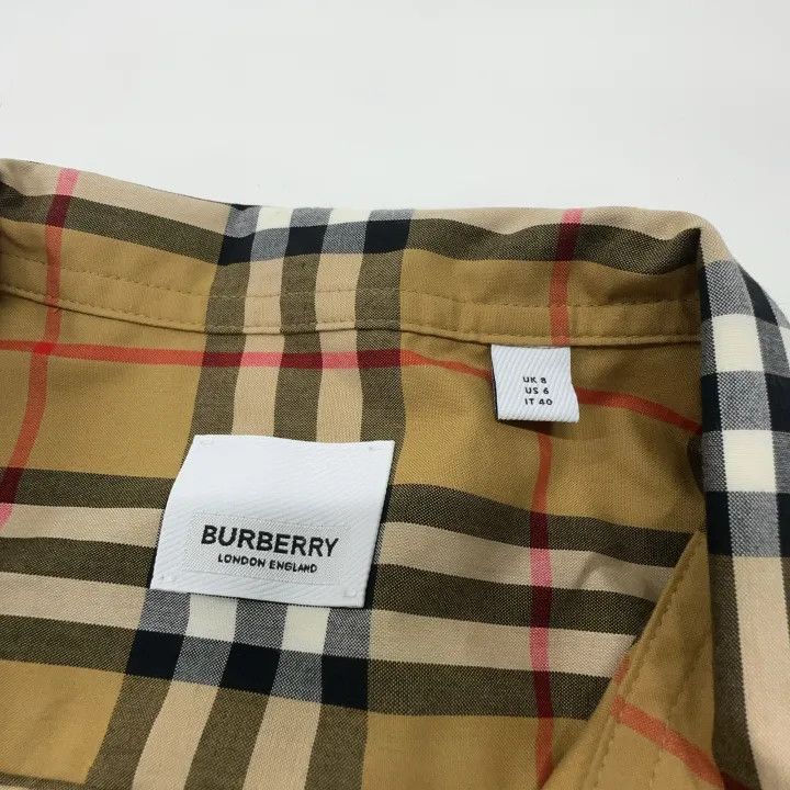 Burberry Burberry SS23 Long Sleeve Check Shirt 0079 Size M / US 6-8 / IT 42-44 - 4 Thumbnail