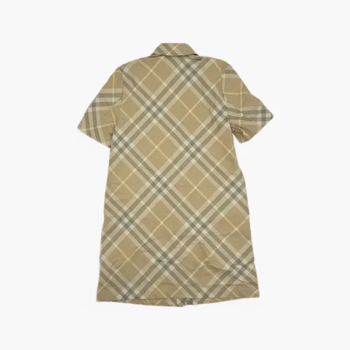 Burberry Burberry SS24 Plaid Button-Up Short Sleeve Dress 0079 Size M / US 6-8 / IT 42-44 - 3 Thumbnail