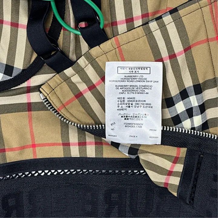 Burberry Burberry Women's Stretch Plaid Crop Top 0079 Size M / US 6-8 / IT 42-44 - 2 Thumbnail