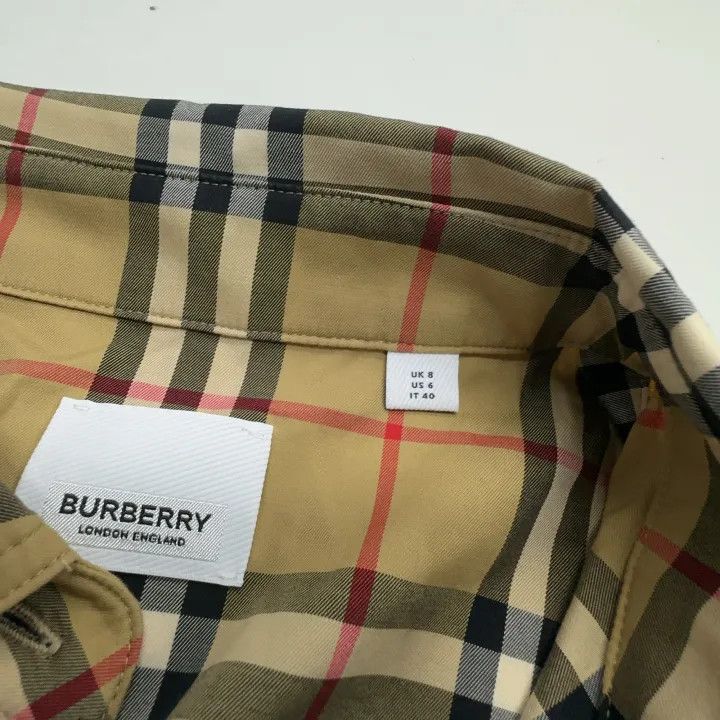 Burberry Burberry Plaid Long Sleeve Shirt for Women 0079 Size M / US 6-8 / IT 42-44 - 5 Thumbnail