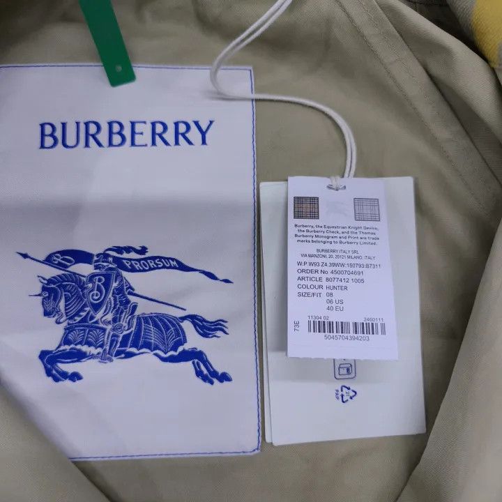 Burberry Burberry FW23 Casual Green Long Sleeve Jacket 0079 Size M / US 6-8 / IT 42-44 - 4 Thumbnail
