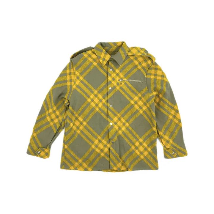 Burberry Burberry Color-Block Long Sleeve Shirt for Women 0079 Size M / US 6-8 / IT 42-44 - 2 Thumbnail