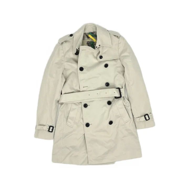 Burberry Burberry Casual Solid Double-Breasted Coat 0079 Size M / US 6-8 / IT 42-44 - 2 Thumbnail