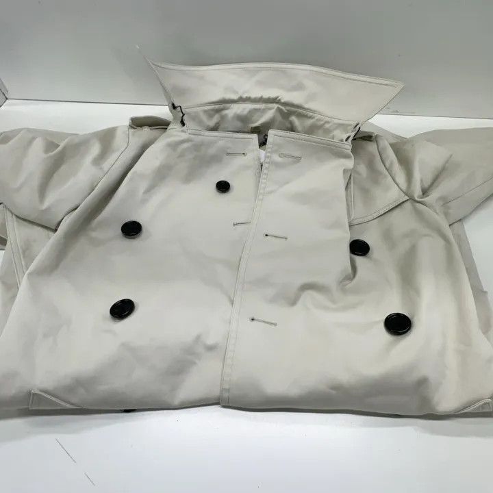Burberry Burberry Casual Solid Double-Breasted Coat 0079 Size M / US 6-8 / IT 42-44 - 8 Thumbnail