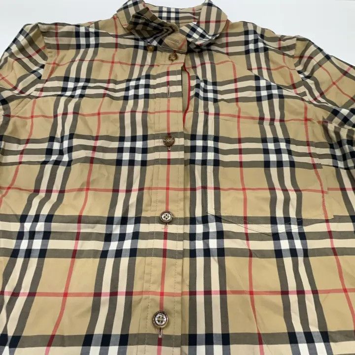 Burberry Burberry Checked Long Sleeve Cotton Shirt for Women 0079 Size M / US 6-8 / IT 42-44 - 7 Thumbnail