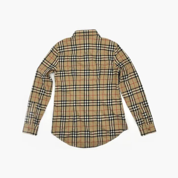 Burberry Burberry Checked Long Sleeve Cotton Shirt for Women 0079 Size M / US 6-8 / IT 42-44 - 3 Thumbnail