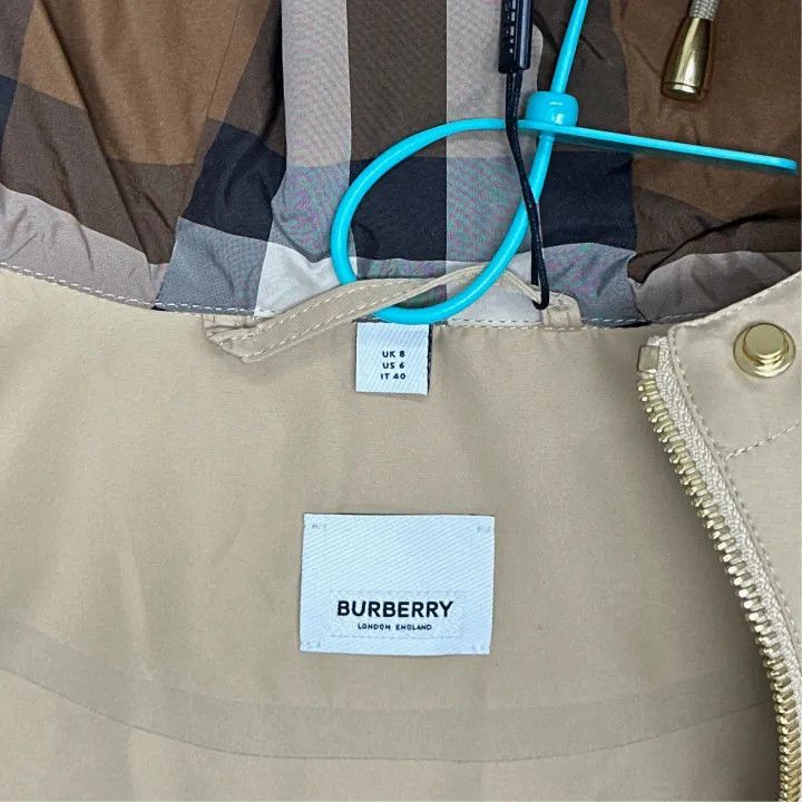 Burberry Burberry SS22 Brown Hooded Short Jacket 0079 Size M / US 6-8 / IT 42-44 - 3 Thumbnail