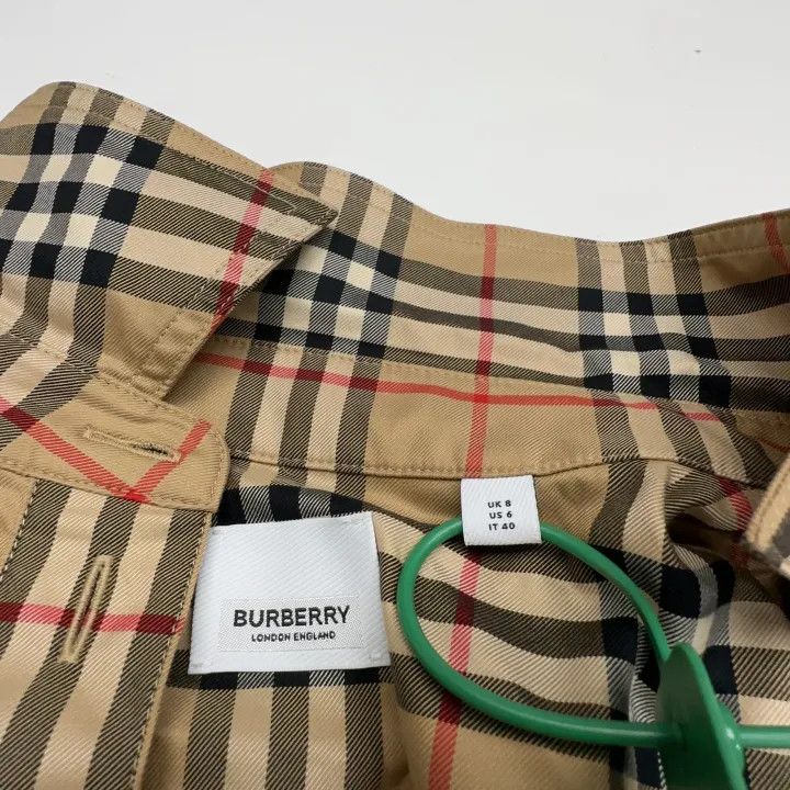 Burberry Burberry Plaid Long Sleeve Dress for Women 0079 Size M / US 6-8 / IT 42-44 - 2 Thumbnail