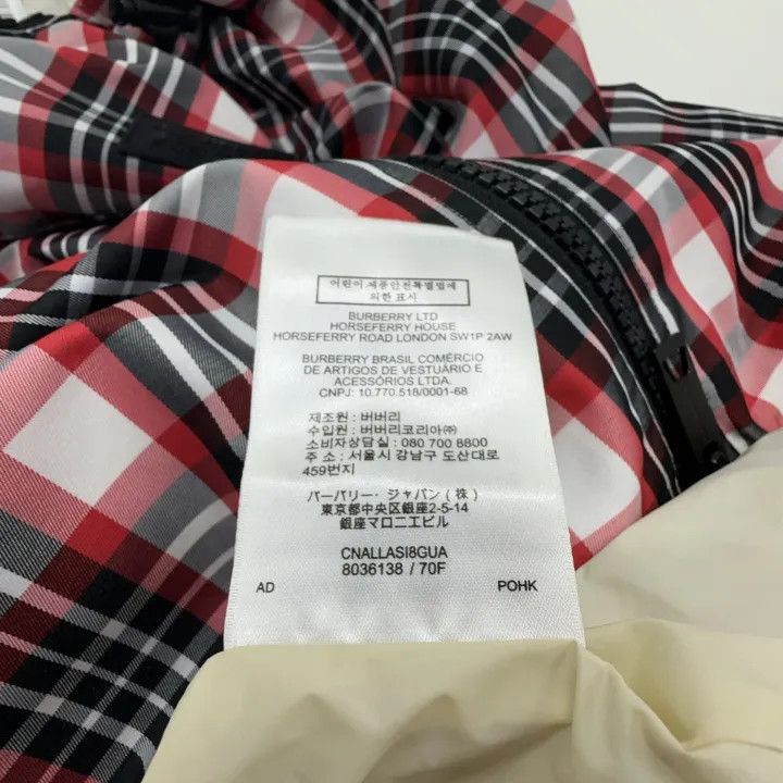 Burberry Burberry Red Plaid Nylon Windbreaker Jacket 0079 Size M / US 6-8 / IT 42-44 - 5 Thumbnail