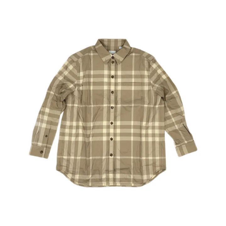 Burberry Burberry Plaid Long Sleeve Shirt for Women 0079 Size L / US 10 / IT 46 - 2 Thumbnail