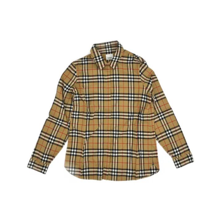 Burberry Burberry Plaid Long Sleeve Casual Shirt for Women 0079 Size M / US 6-8 / IT 42-44 - 2 Thumbnail