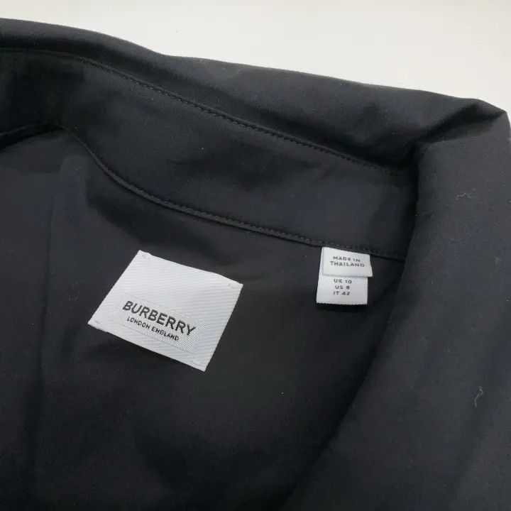Burberry Burberry SS23 Black Long Sleeve Shirt 0079 Size M / US 6-8 / IT 42-44 - 4 Thumbnail