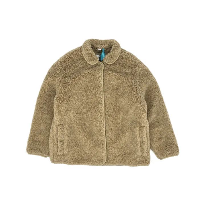 Burberry Burberry Beige Oversized Wool Blend Jacket 0079 Size M / US 6-8 / IT 42-44 - 2 Thumbnail