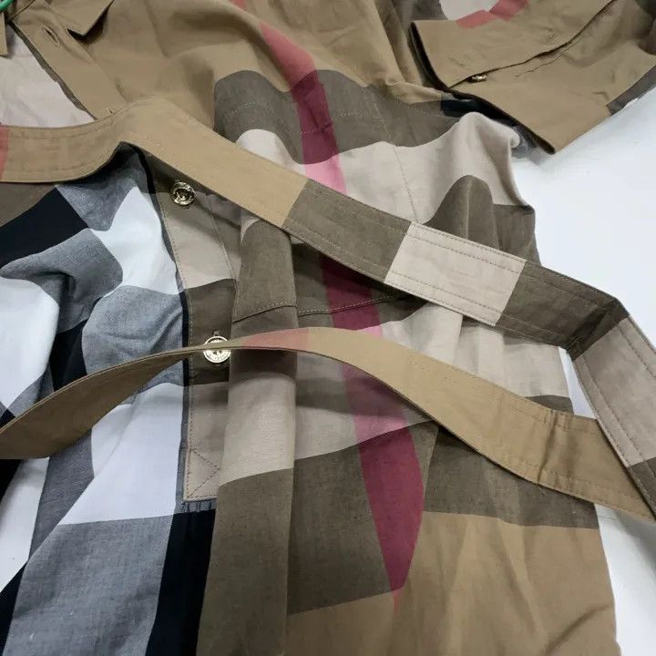 Burberry Burberry SS22 Check Shirt Dress 0079 Size M / US 6-8 / IT 42-44 - 5 Thumbnail
