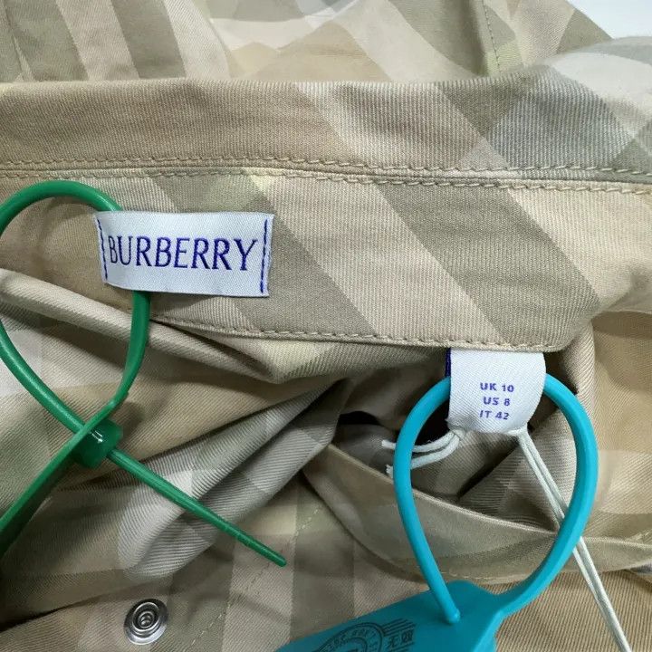 Burberry Burberry SS24 Plaid Short Sleeve Dress 0079 Size M / US 6-8 / IT 42-44 - 3 Thumbnail