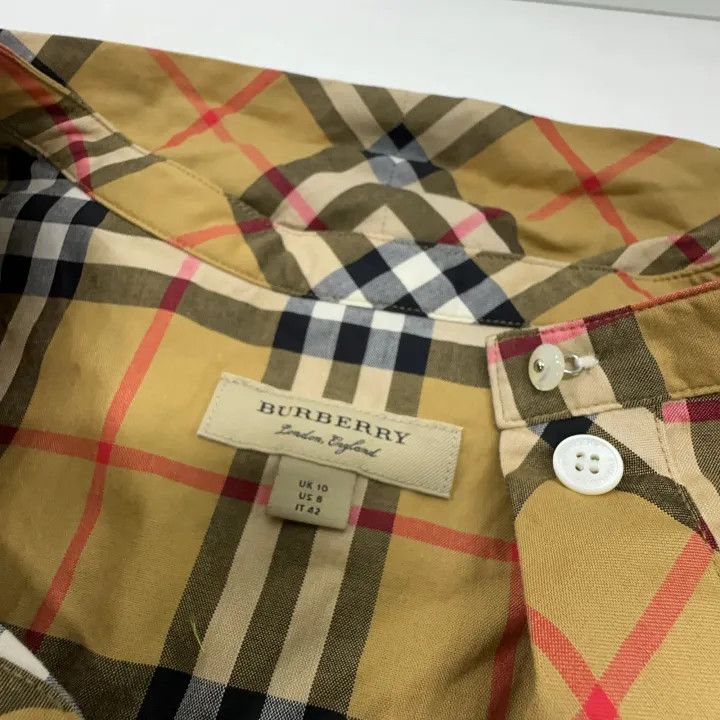 Burberry Burberry Plaid Sleeveless Dress for Women 0079 Size M / US 6-8 / IT 42-44 - 4 Thumbnail
