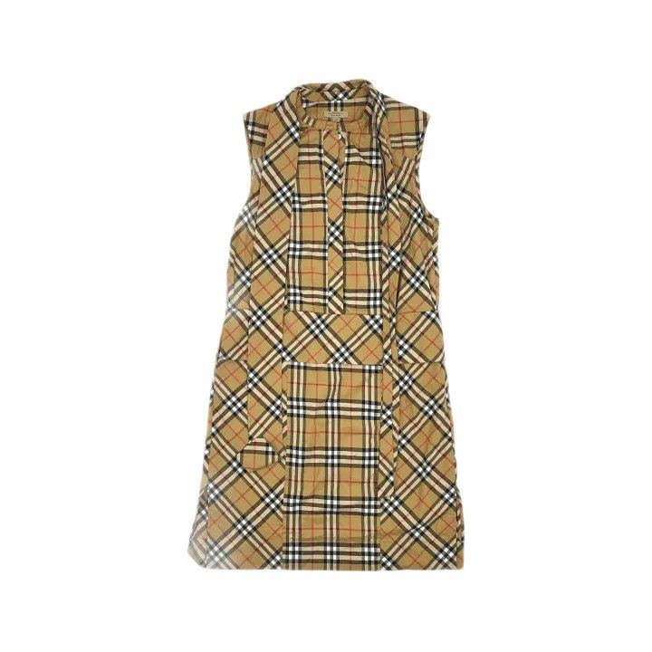 Burberry Burberry Plaid Sleeveless Dress for Women 0079 Size M / US 6-8 / IT 42-44 - 2 Thumbnail