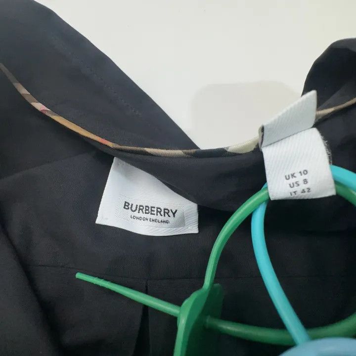Burberry Burberry Black Striped Long Sleeve Dress 0079 Size M / US 6-8 / IT 42-44 - 2 Thumbnail