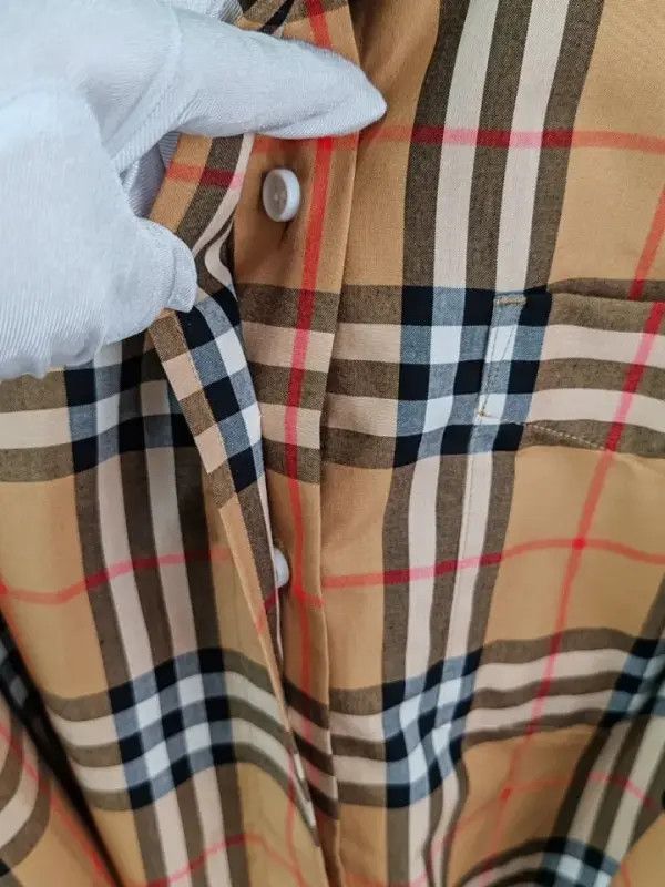 Burberry Burberry Color Block Plaid Long Sleeve Dress 0079 Size M / US 6-8 / IT 42-44 - 8 Thumbnail