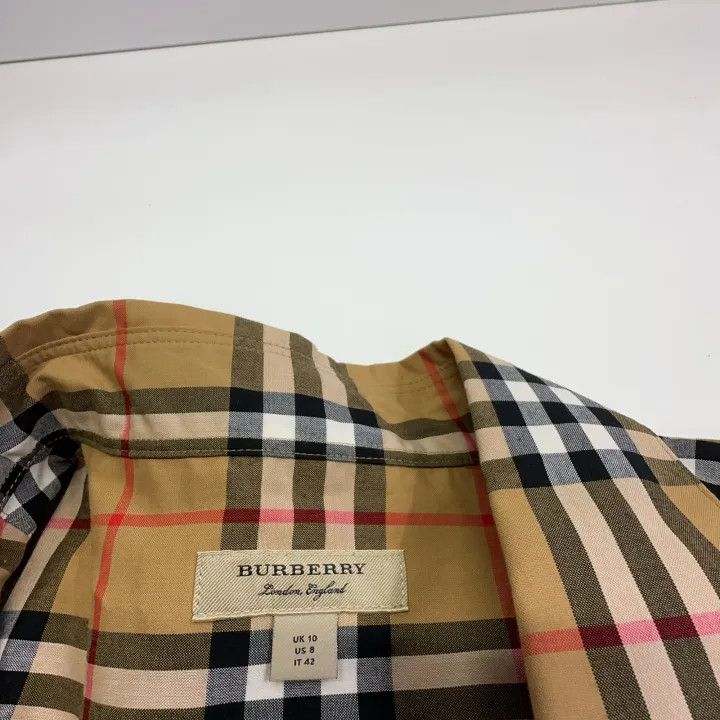 Burberry Burberry Color Block Plaid Long Sleeve Dress 0079 Size M / US 6-8 / IT 42-44 - 4 Thumbnail