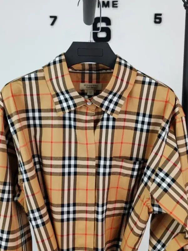 Burberry Burberry Color Block Plaid Long Sleeve Dress 0079 Size M / US 6-8 / IT 42-44 - 7 Thumbnail