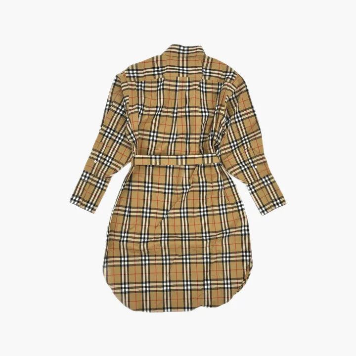 Burberry Burberry Color Block Plaid Long Sleeve Dress 0079 Size M / US 6-8 / IT 42-44 - 3 Thumbnail